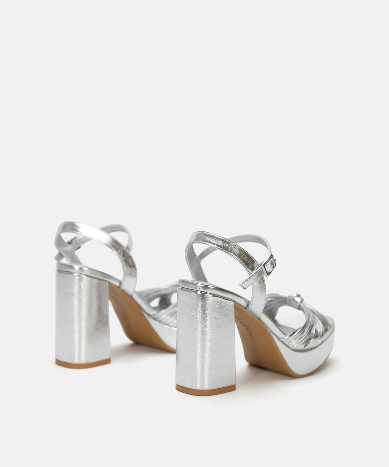 Sandalia plataforma tiras nudo image number null